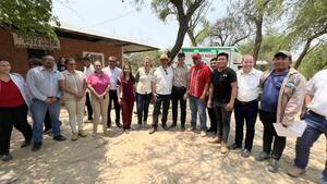 Entregaron equipamientos y ambulancia en Boquerón