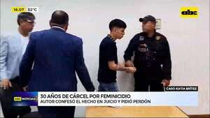 Feminicidio de Katia Brítez: exnovio fue condenado a 30 años de cárcel - ABC Noticias - ABC Color
