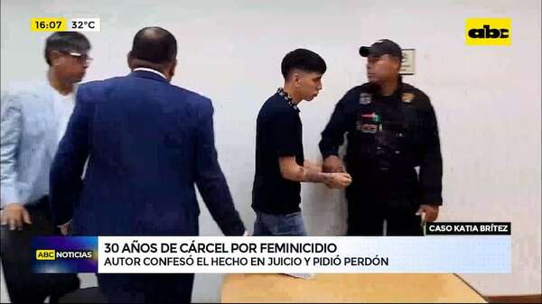 Feminicidio de Katia Brítez: exnovio fue condenado a 30 años de cárcel - ABC Noticias - ABC Color