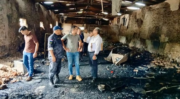 Ministerio de Justicia realiza evaluación tras incendio en Penitenciaría de Ciudad del Este