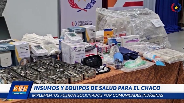 Video: Entregaron insumos y equipos de salud para el Chaco