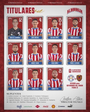 ¡Alfaro confirmó el 11 de la Albirroja ante la Vinotinto! - trece