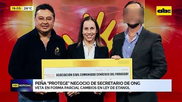 Video: Peña veta solo parcialmente proyecto que beneficia a secretario de ONG de Leite - ABC Noticias - ABC Color
