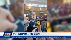 Video: Aseguran que presupuesto 2025 cubrirá el crecimiento vegetativo sin necesidad de aumentar los fondos