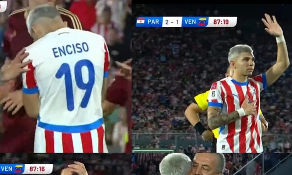 El delantero Julio Enciso erró un penal pero se repuso y participó en el segundo gol