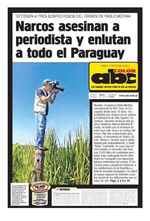 A una década del asesinato del periodista Pablo Medina - Policiales - ABC Color