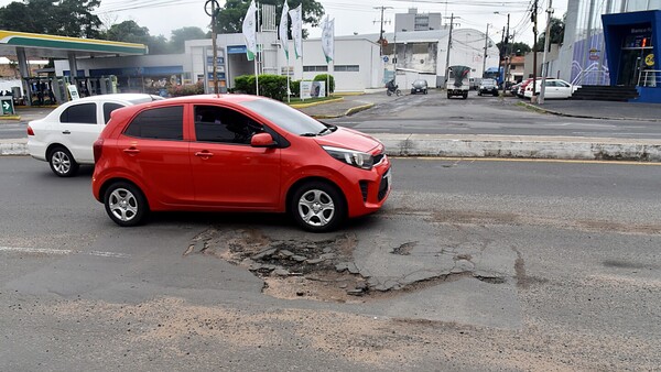 La avenida Eusebio Ayala se encuentra en un estado calamitoso