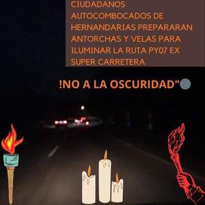 Quieren iluminar con antorchas las calles de Hernandarias por falta de luz - La Clave