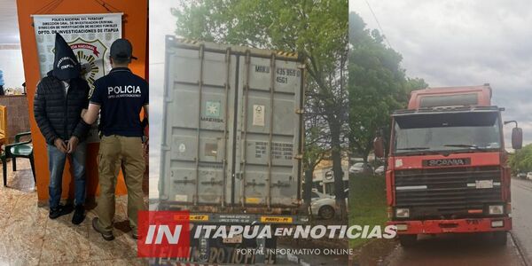 DETIENEN A SUJETO POR INTENTO DE HURTO DE LA CARGA DE UN CAMIÓN - Itapúa Noticias