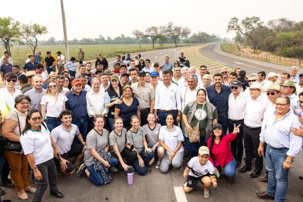 Habilitan Ruta de la Leche y Gobierno anuncia más inversión para el Chaco • PARAGUAY TV