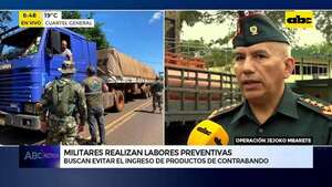 Video: Ejército se suma al combate al contrabando y realizan labores preventivas  - ABC Noticias - ABC Color