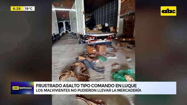 GPS de camiones permitió frustrar robo en Luque: ladrones tuvieron que huir - ABC Noticias - ABC Color