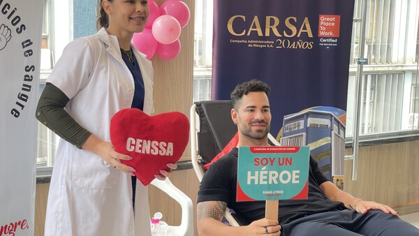 Campaña "Suma Litros, Suma Vida" realizó una exitosa jornada de donación con colaboradores de CARSA