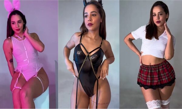 [VIDEO] ¡Mamau! ¡Cuerona “anti-zapatillas” mostró su looks más sexys para el día de brujas!