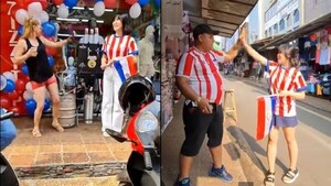 Comerciante prometió 100 litros de cerveza si ganaba la Albirroja y cumplió