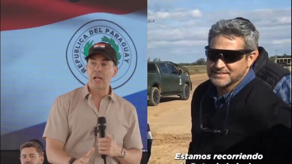 Santi Peña y Marito Abdo se "pulsean" por la Ruta de la Leche