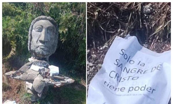 Religiosos destruyeron Ykua Levantol: “Solo la sangre de Cristo tiene poder”