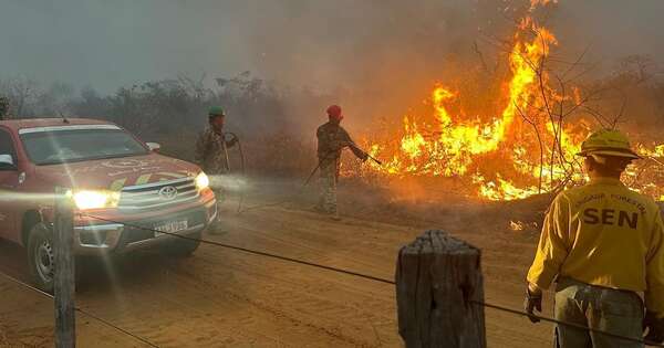 La Nación / Imputan al dueño de estancia por incendios forestales en el Chaco