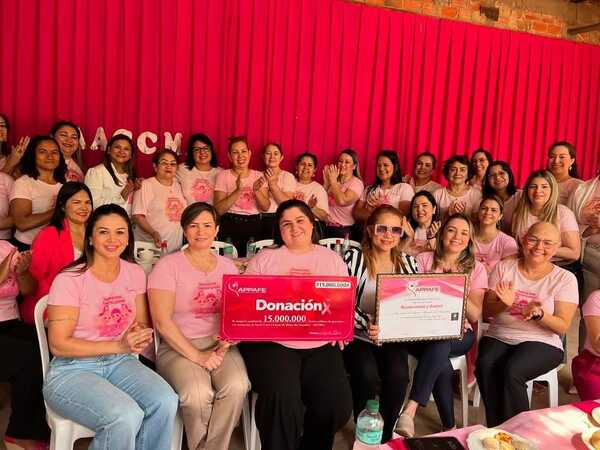 Significativo aporte recibió la A.A.C.C.M.A.