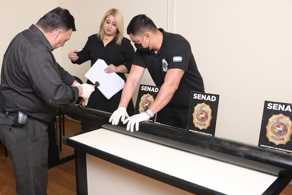 SENAD incautó más de 23 kilos de marihuana “vip” en repuestos para camiones procedentes de Miami