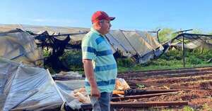 La Nación / Temporal dejó pérdidas por G. 80 millones para productor itapuense