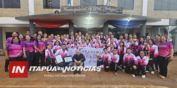RECONOCIERON A LA ACADEMIA ARTE & DANZA DE GENERAL ARTIGAS POR SU DESTACADA PARTICIPACIÓN INTERNACIONAL - Itapúa Noticias