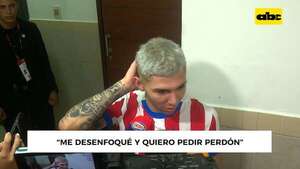 Enciso: “me desenfoqué y le dije al profe que me cambiara”  - ABC Noticias - ABC Color