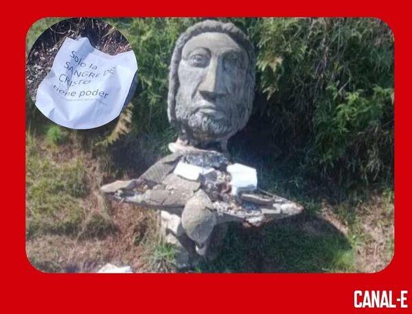 DISPUTA ENTRE CREYENTES: TUMBAN FIGURA DEL YKUA LEVANTOL