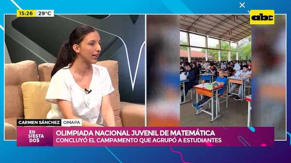 Olimpiadas Nacionales de Matemática 2024: concluyó el campamento que reunió a cientos de estudiantes - Ensiestados - ABC Color