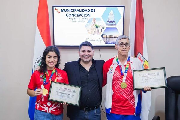 Municipalidad de Concepción honra a dos deportistas destacados