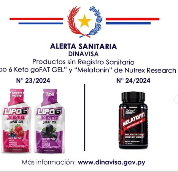 Dinavisa advierte sobre comercialización ilegal de 3 suplementos - trece