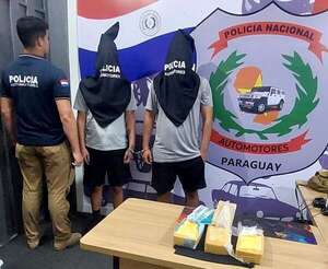 Control vehicular en Ypané termina con incautación de droga y dos detenidos - Policiales - ABC Color
