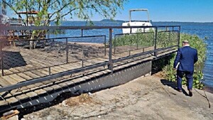 Vecinos denuncian que obra invade el lago y no tiene aprobación de Mades