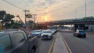 Video: reportan caos vehicular por obras en Eusebio Ayala - Nacionales - ABC Color