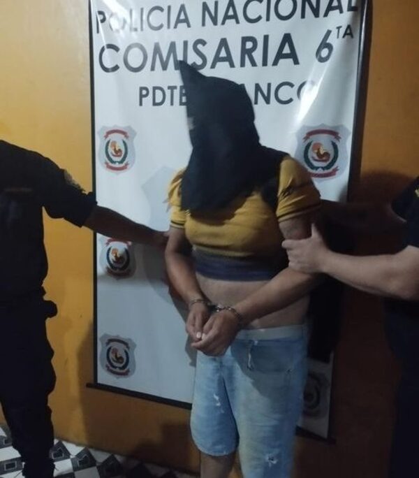 Delincuente fue aprehendido luego de intentar apuñalar a su hijastro en Presidente Franco – Diario TNPRESS