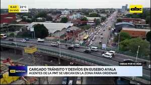 Video: Caos vehicular por obras en Eusebio Ayala - ABC Noticias - ABC Color