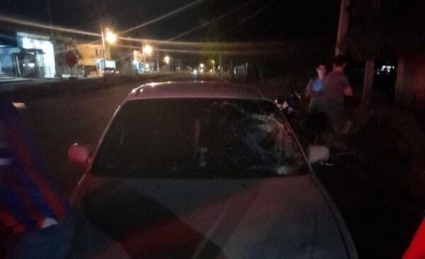 Peatón arrollado por un automóvil sobre la avda. Bernardino Caballero