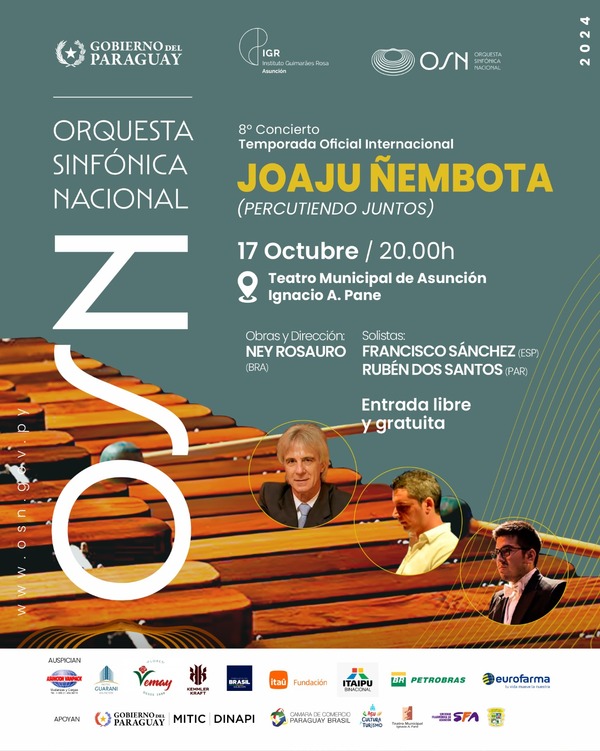 Sinfónica Nacional estrenará obra brasilera en su 8° concierto de temporada - .::Agencia IP::.