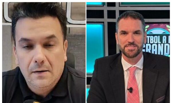 (VIDEO) ¡Escándalo al aire! Exarquero y comentarista casi se agarraron a trompadas en pleno programa: “¡Vamos afuera a ver si soy una nena!”
