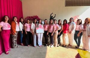 Importante aporte recibió la Asociación de Apoyo Contra el Cáncer de Mama de Amambay (A.A.C.C.M.A).