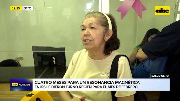 Salud Cero: pacientes deben de esperar cuatro meses para una resonancia magnética - ABC Noticias - ABC Color