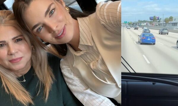 El paseíto de Nadia Ferreira en la lujosa casa rodante de su marido