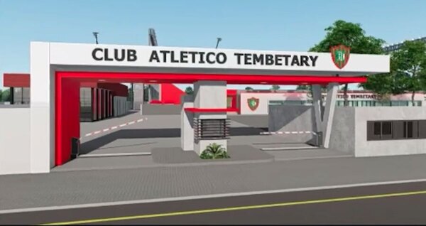 El reciente ascendido Tembetary, presentó el proyecto para su nuevo estadio - trece