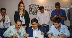 La Nación / EBY firma convenio para protección de la niñez y lleva inversiones sociales y sanitarias a Itapúa
