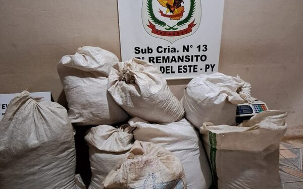 Incautan marihuana picada en vivienda de Remansito