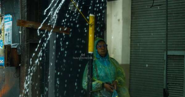 La Nación / ¡Pasado por agua! Se esperan lluvias con tormentas para todo el país
