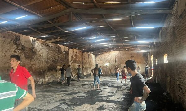 Intensos trabajos en planta baja de pabellón incendiado en penitenciaria regional de CDE – Diario TNPRESS