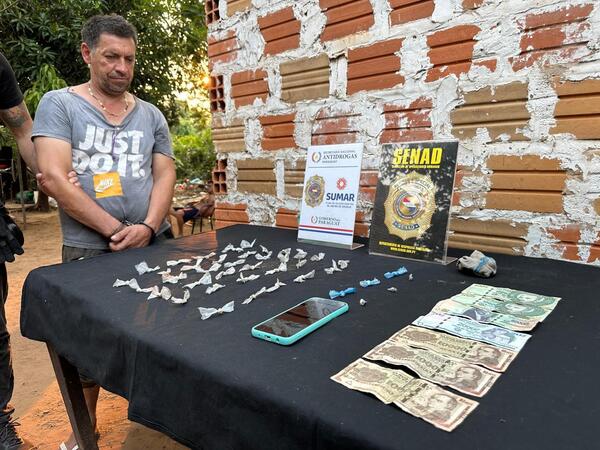 Plan Sumar: desbaratan foco de crack y cocaína en Cordillera - .::Agencia IP::.