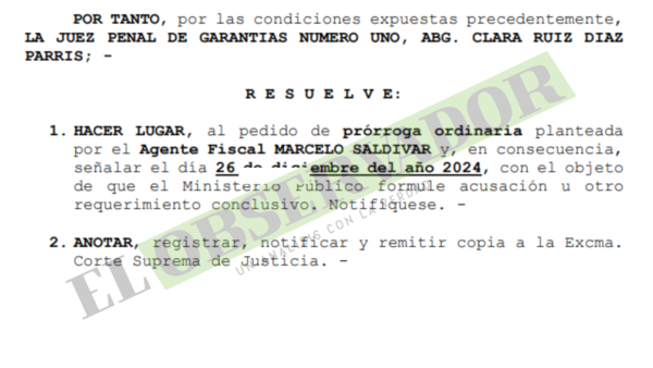 Otorgan prórroga ordinaria en causa a abogados que intentaron hacer comparecer a falsa procesada