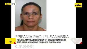 Feminicidio en San Bernardino: policía mató a su esposa y luego se autoeliminó  - ABC Noticias - ABC Color